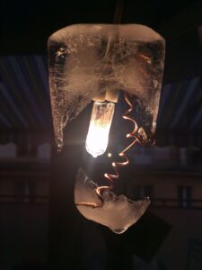 A photo of the artwork, Frozen light