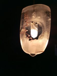 A photo of the artwork, Frozen light