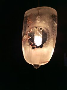 A photo of the artwork, Frozen light